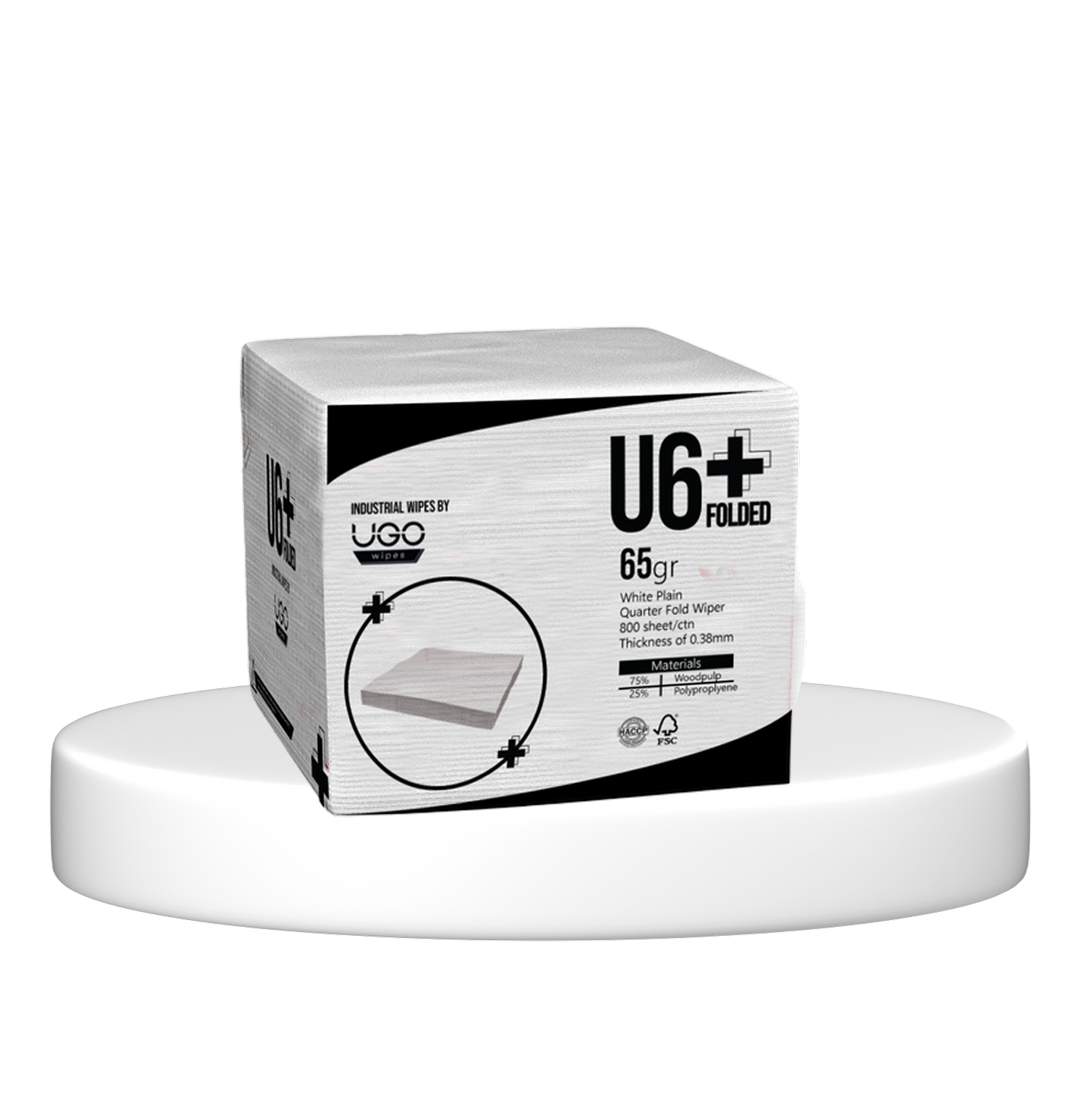 UGO WIPES U6+ FOLDED